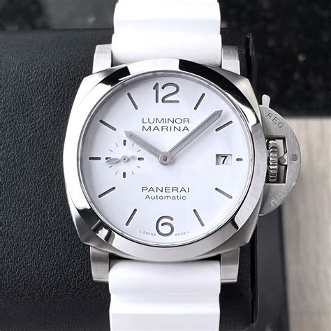 panerai white dial logo|cheapest Panerai watch.